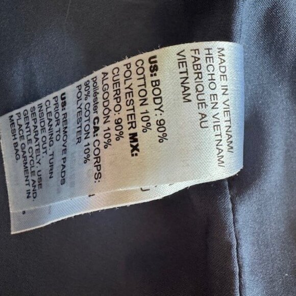 White House Black Market Denim & Lace 00P Editor Blazer - Picture 10 of 10